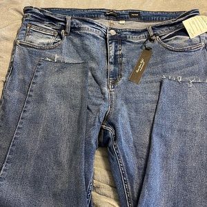 Womens plus size vintage wash high rise jeans size 22W